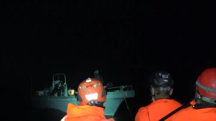 金門海巡夜間掃蕩越界陸船  查扣涉案漁船及4名陸籍船員
