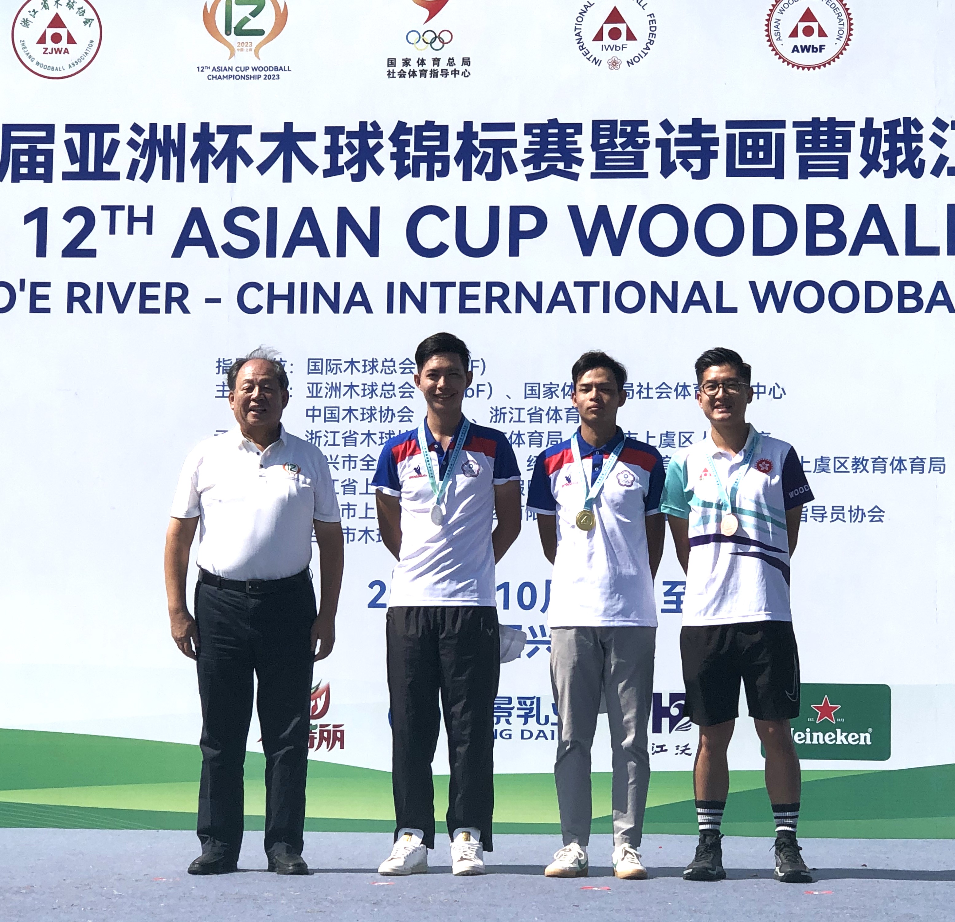 亞洲杯木球錦標賽中華隊載譽歸國