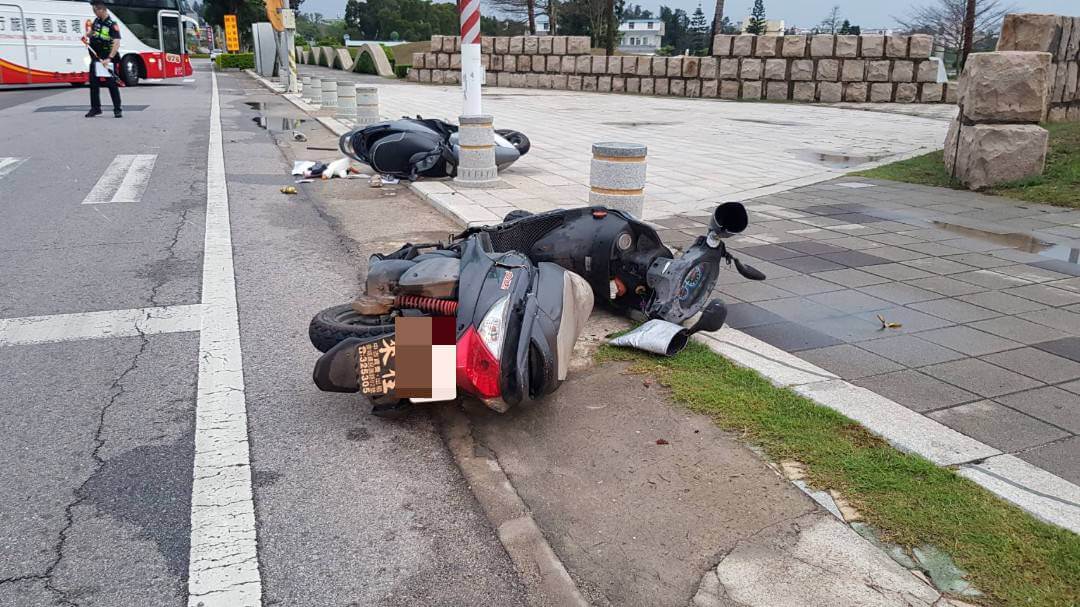 金門男酒駕撞機車 兩傷送醫