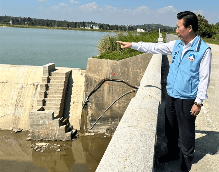 陳福海關心兩岸通水營運狀況