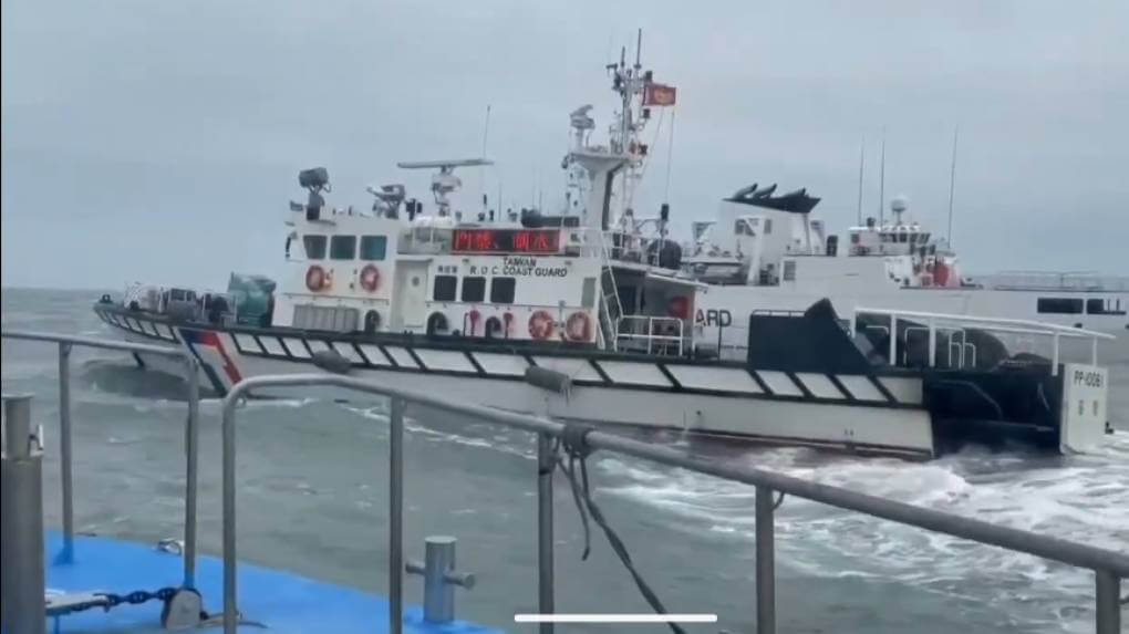中國海警再擾金門 海巡艇先部署驅離