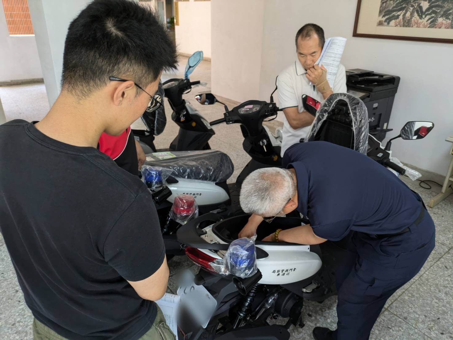 裝備再升級 —金警新購22部警用機車 投入治安維護 裝備再升級 —金警新購22部警用機車 投入治安維護