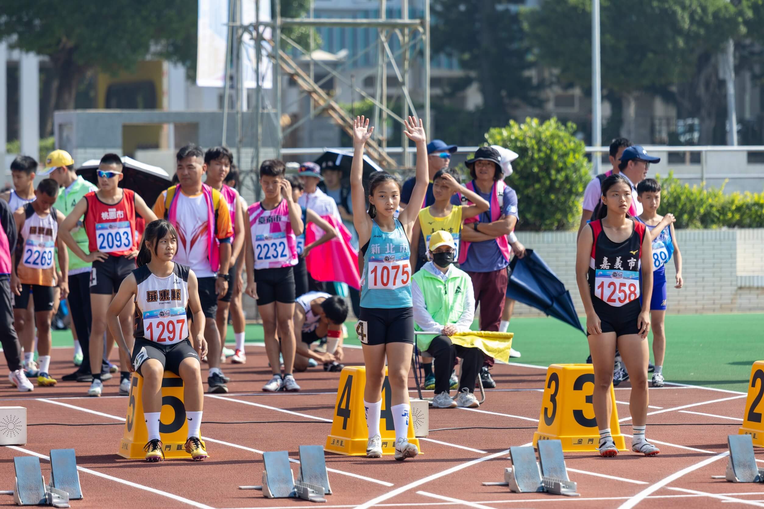 全國小學田徑賽 歷史首度登錄金門 九位選手刷新大會紀錄 全國小學田徑賽 歷史首度登錄金門 九位選手刷新大會紀錄