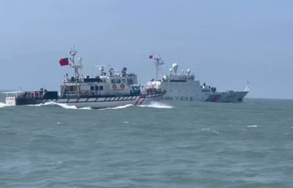 連續兩日中國海警船深入水域  金門巡防艇全程對應拒止