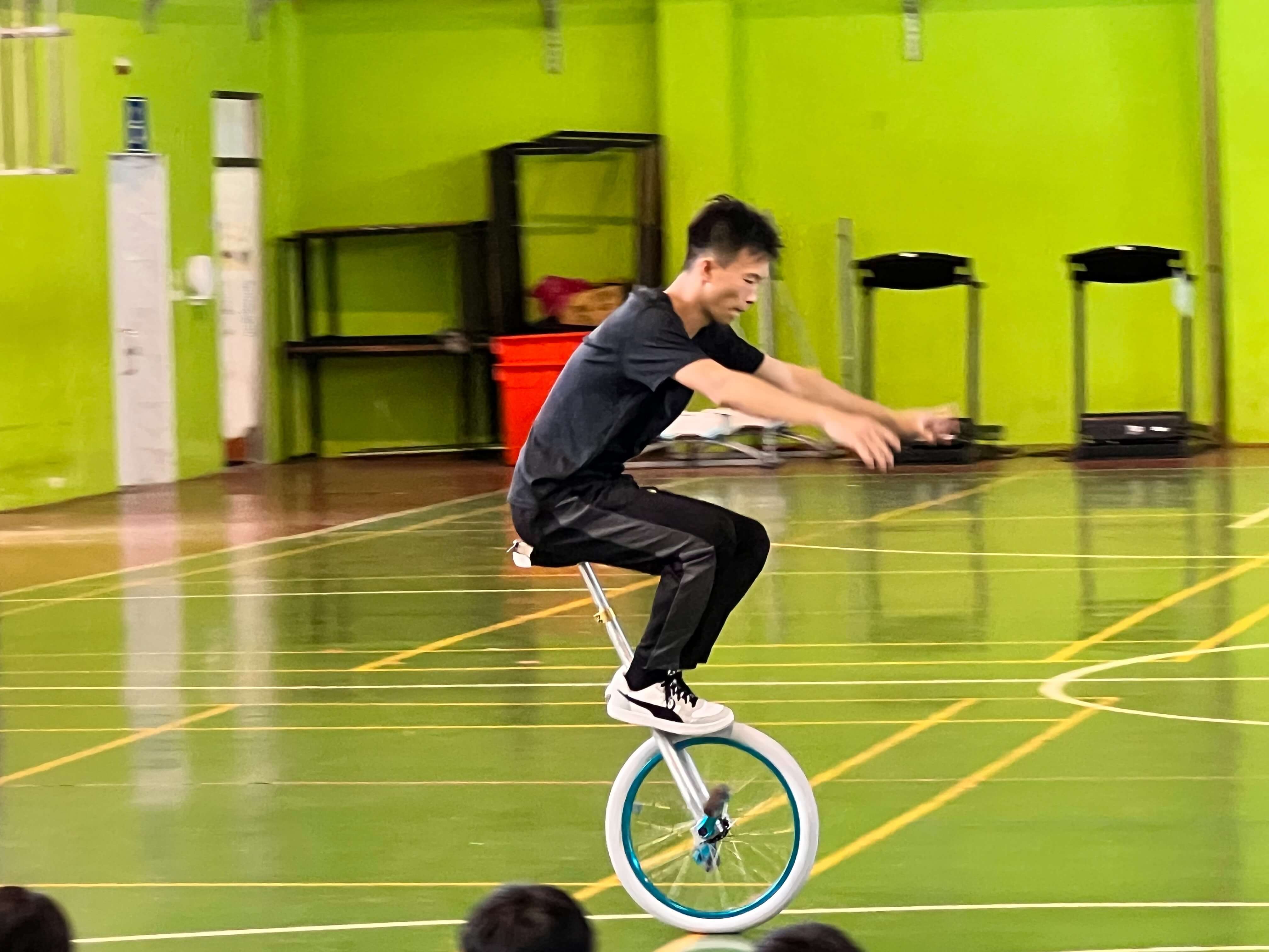 玉鉉工業攜手獨輪車教練團　多年國小舉辦獨輪車訓練營造福學子