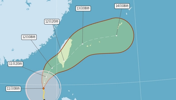 金門12日海空交通因鳳凰颱風全面中斷