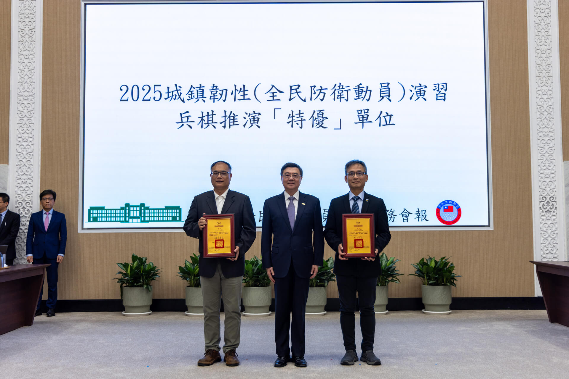 城鎮韌性演習兵棋推演-縣府獲特優 19日在行政院頒獎