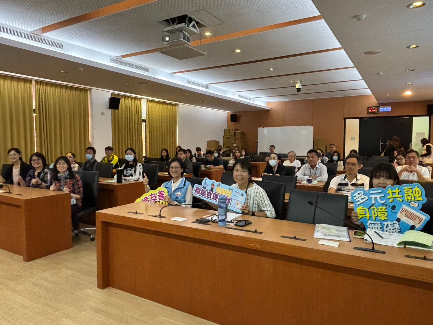 金門縣府與勞動部宣導「職場合理調整」護身障者權益