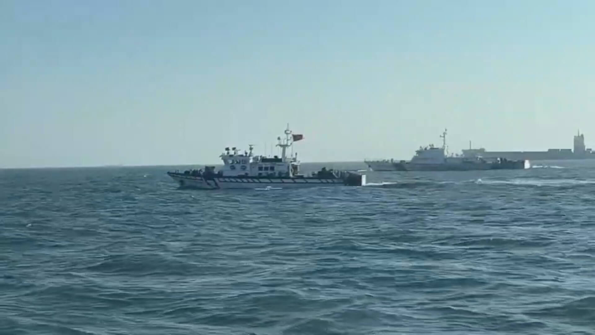 中國海警船再擾金門海域 海巡強勢驅離捍衛國家主權