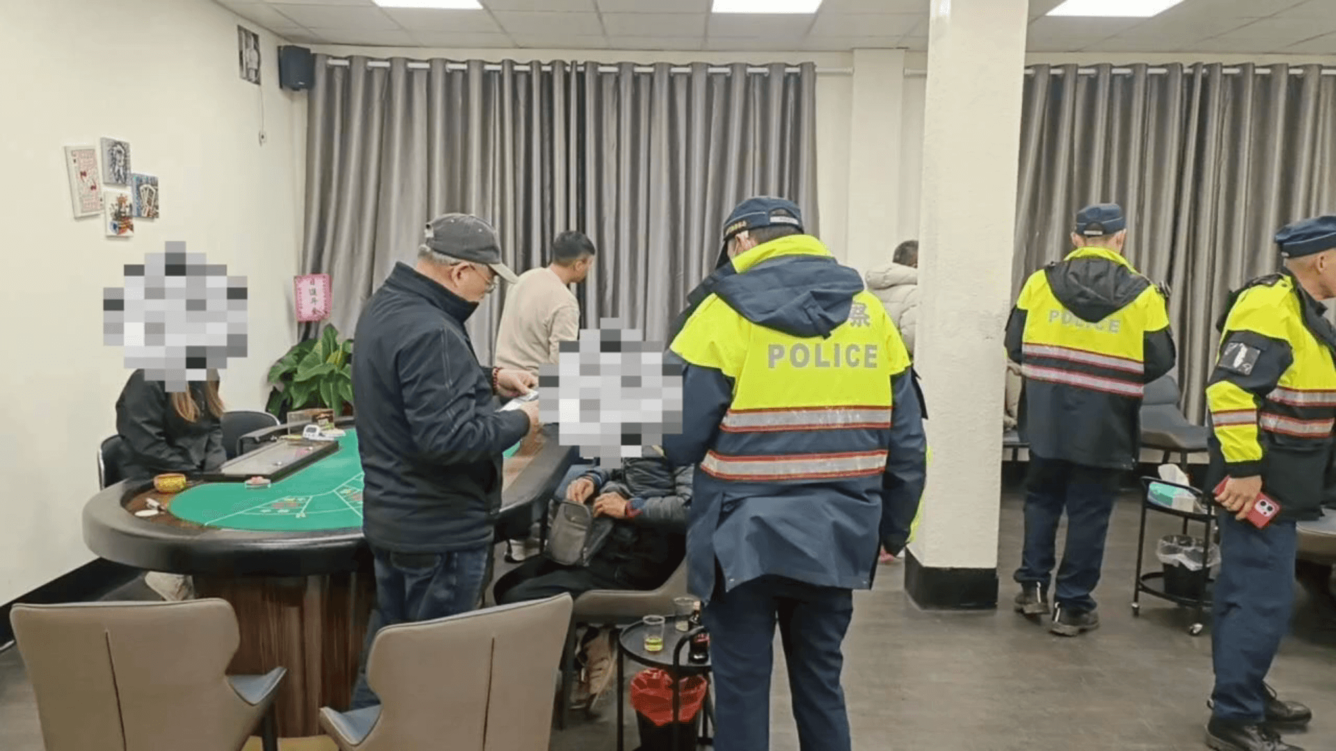 金城分局節前擴大臨檢　加強治安維護