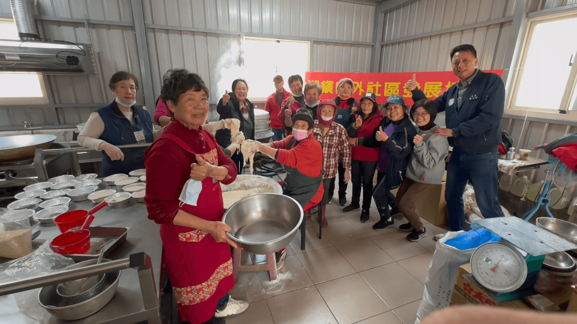 搗出幸福味道　山外社區齊聚熱鬧體驗傳統手作文化