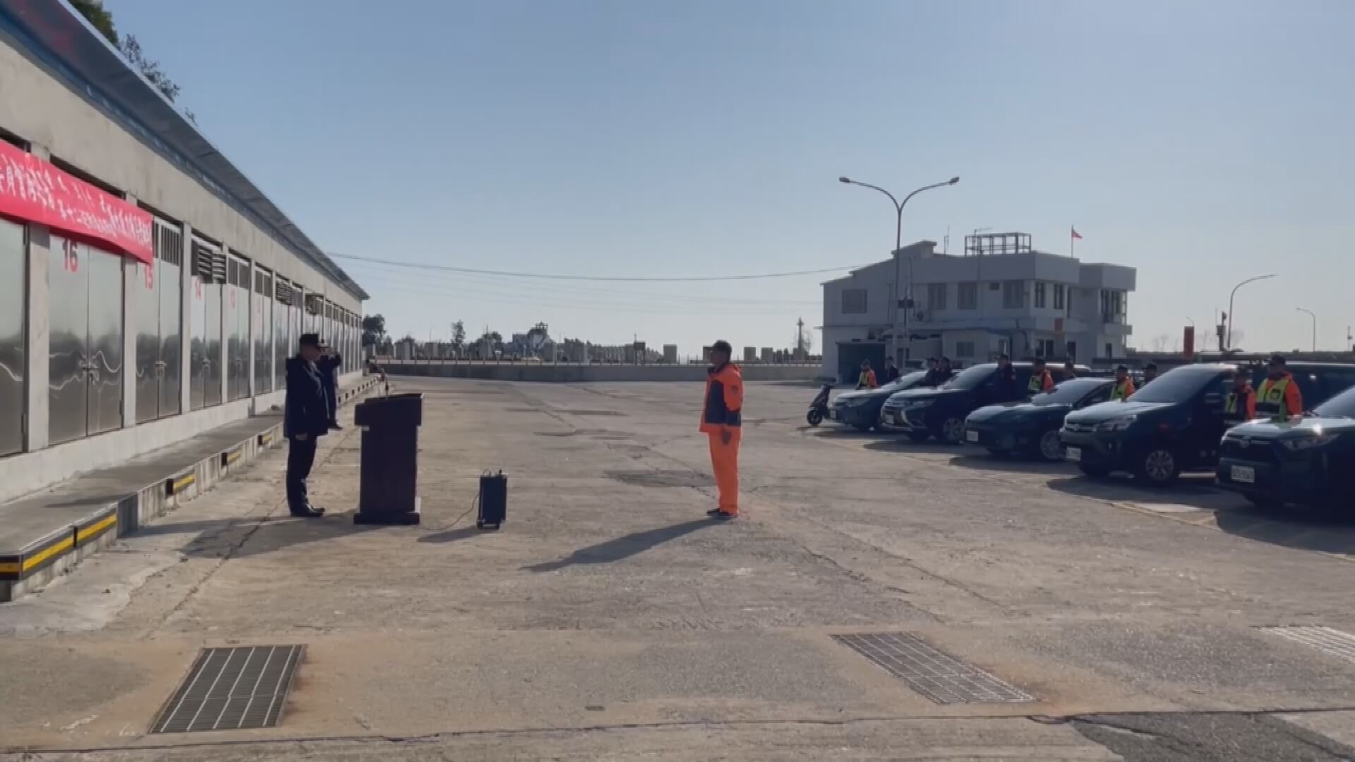 第十二巡防區於晚間舉行春節前夕威力掃蕩