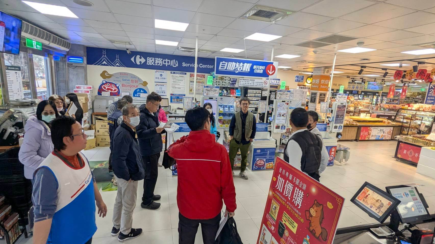 縣府春節前聯合稽查大型賣場　強化公共安全讓縣民安心採買過好年