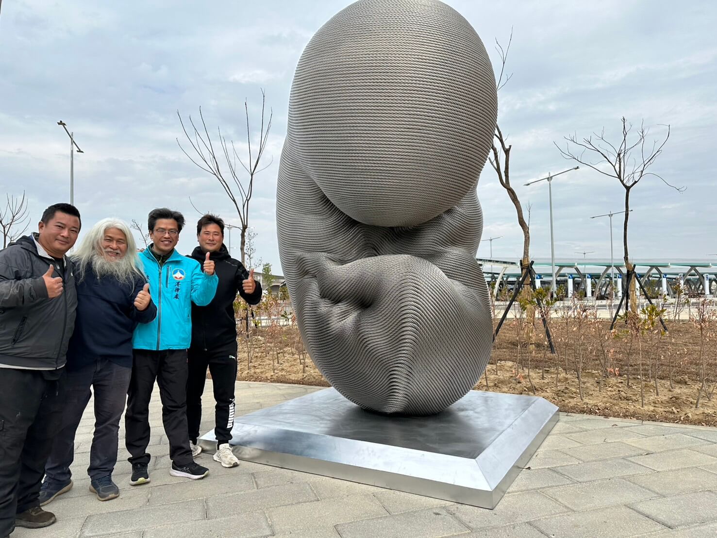 金門港旅運中心力邀雕塑大師康木祥藝術團隊展出國際級展品 金門港旅運中心力邀雕塑大師康木祥藝術團隊展出國際級展品