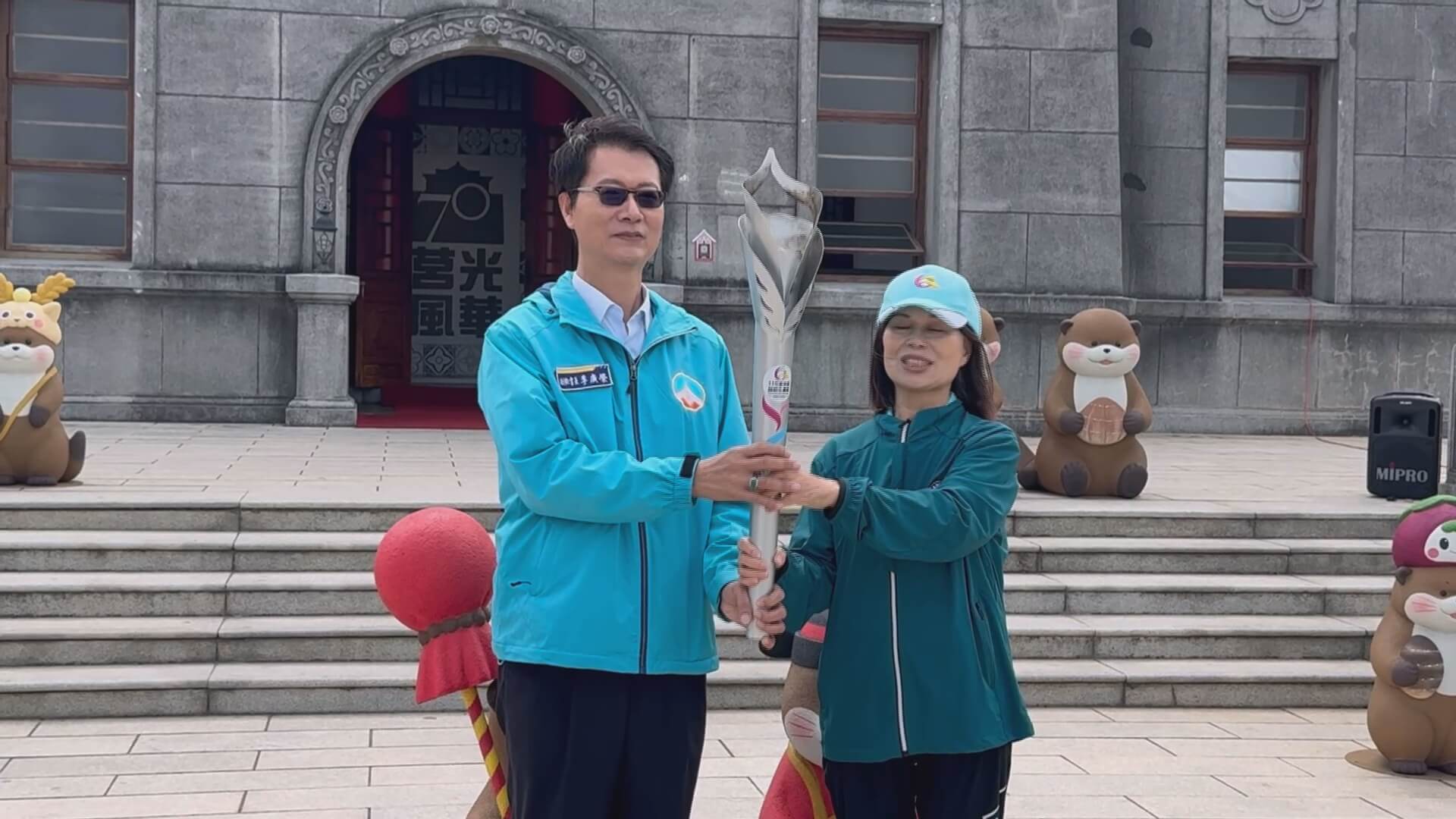 全中運聖火傳抵金門 59位選手0418遠征嘉義爭光 全中運聖火傳抵金門 59位選手0418遠征嘉義爭光