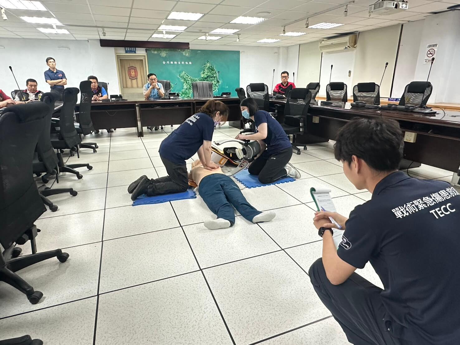 金門縣消防局辦理114年度義勇消防組織評核作業　強化救災量能與協勤效能