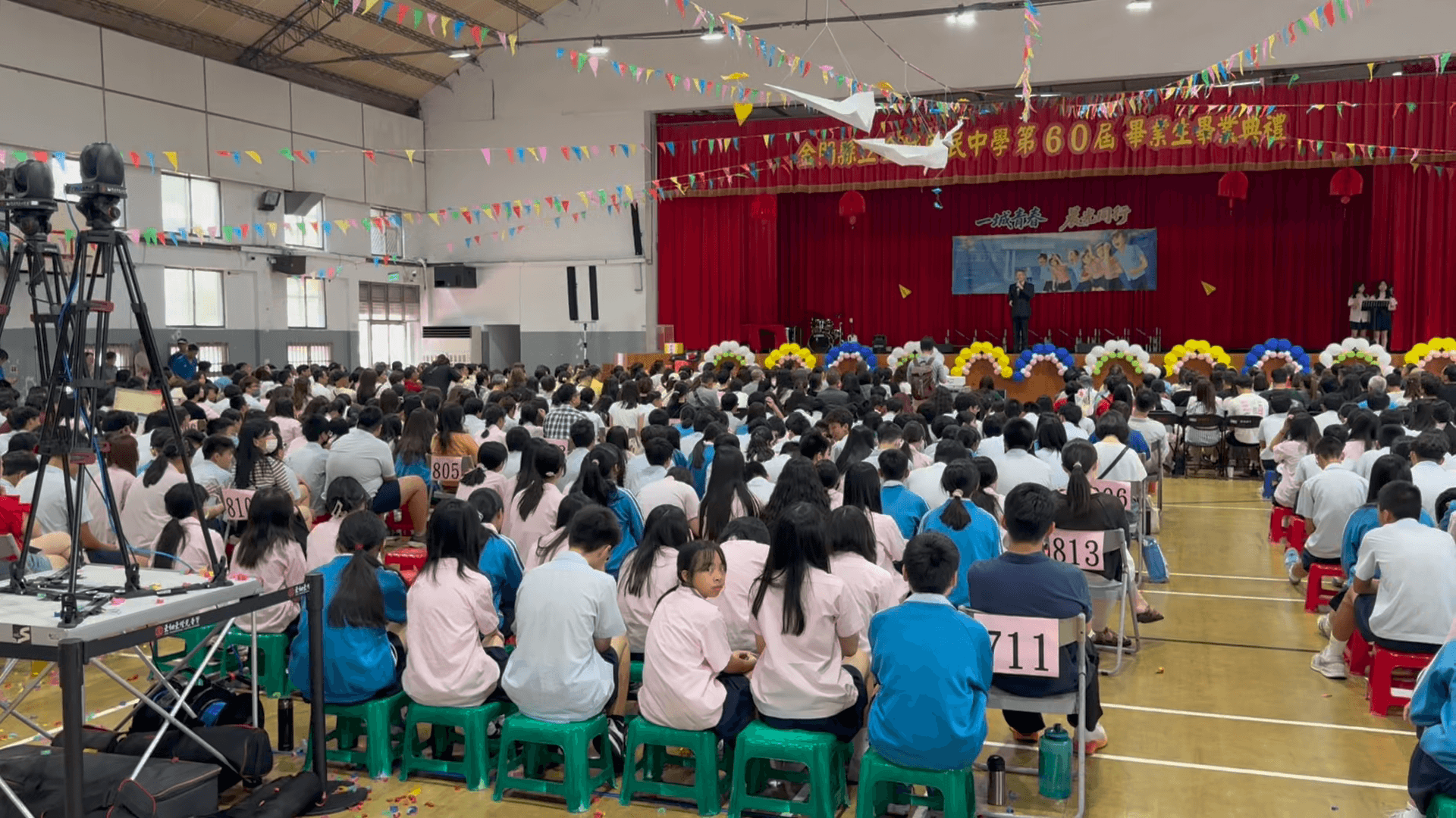 金城國中293名學子畢業 迎向新旅程 金城國中293名學子畢業 迎向新旅程