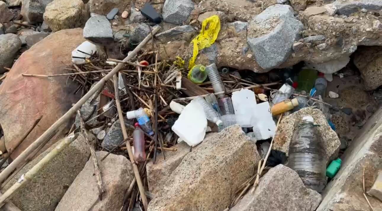 海流及潮汐影響 夾帶海漂垃圾湧入