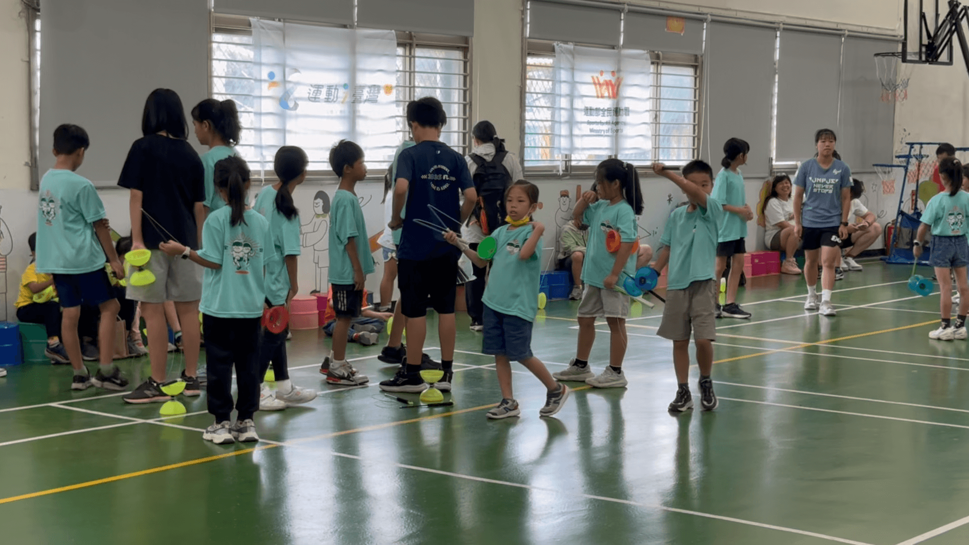 運動i台灣扯鈴扎根校園推廣 運動i台灣扯鈴扎根校園推廣