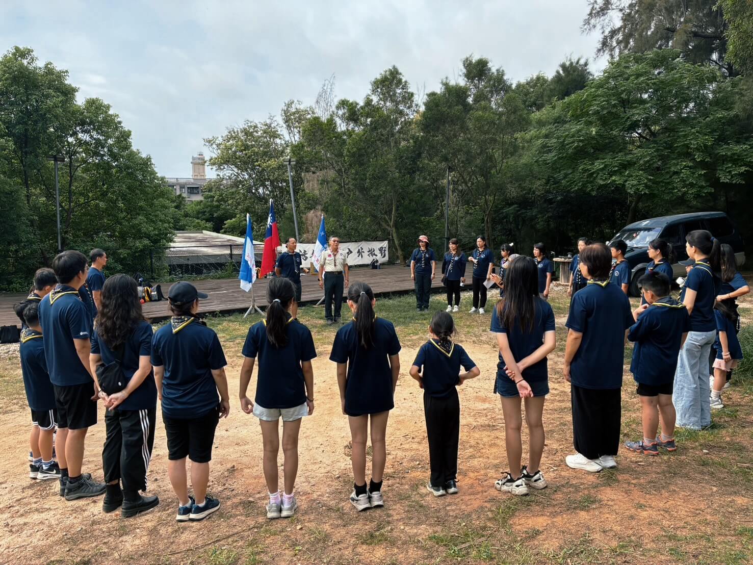 桃園童軍團跨海交流 湖南高地體驗戰地文化 桃園童軍團跨海交流 湖南高地體驗戰地文化