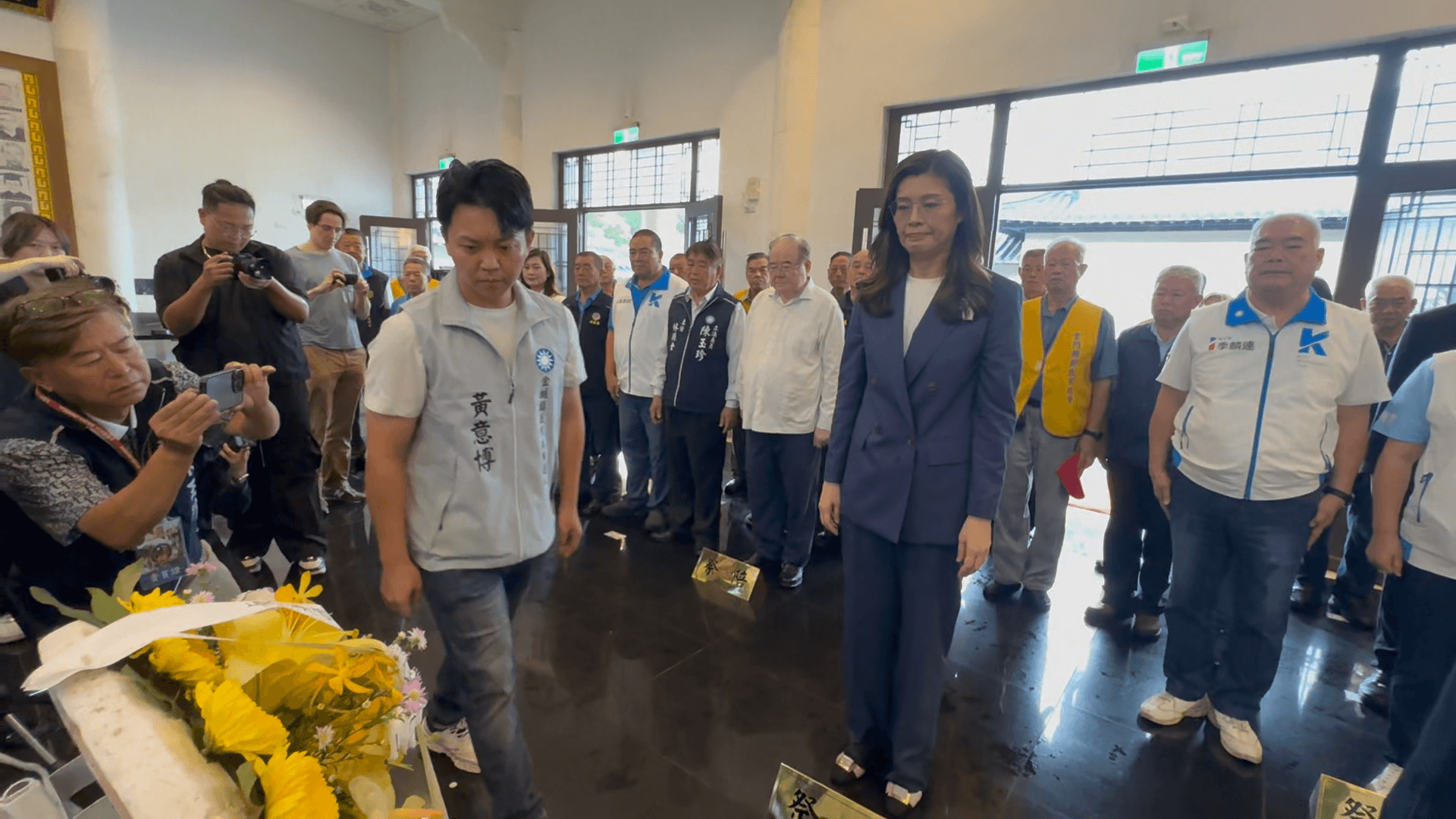 鄭麗文太武山獻花追思英烈 鄭麗文太武山獻花追思英烈