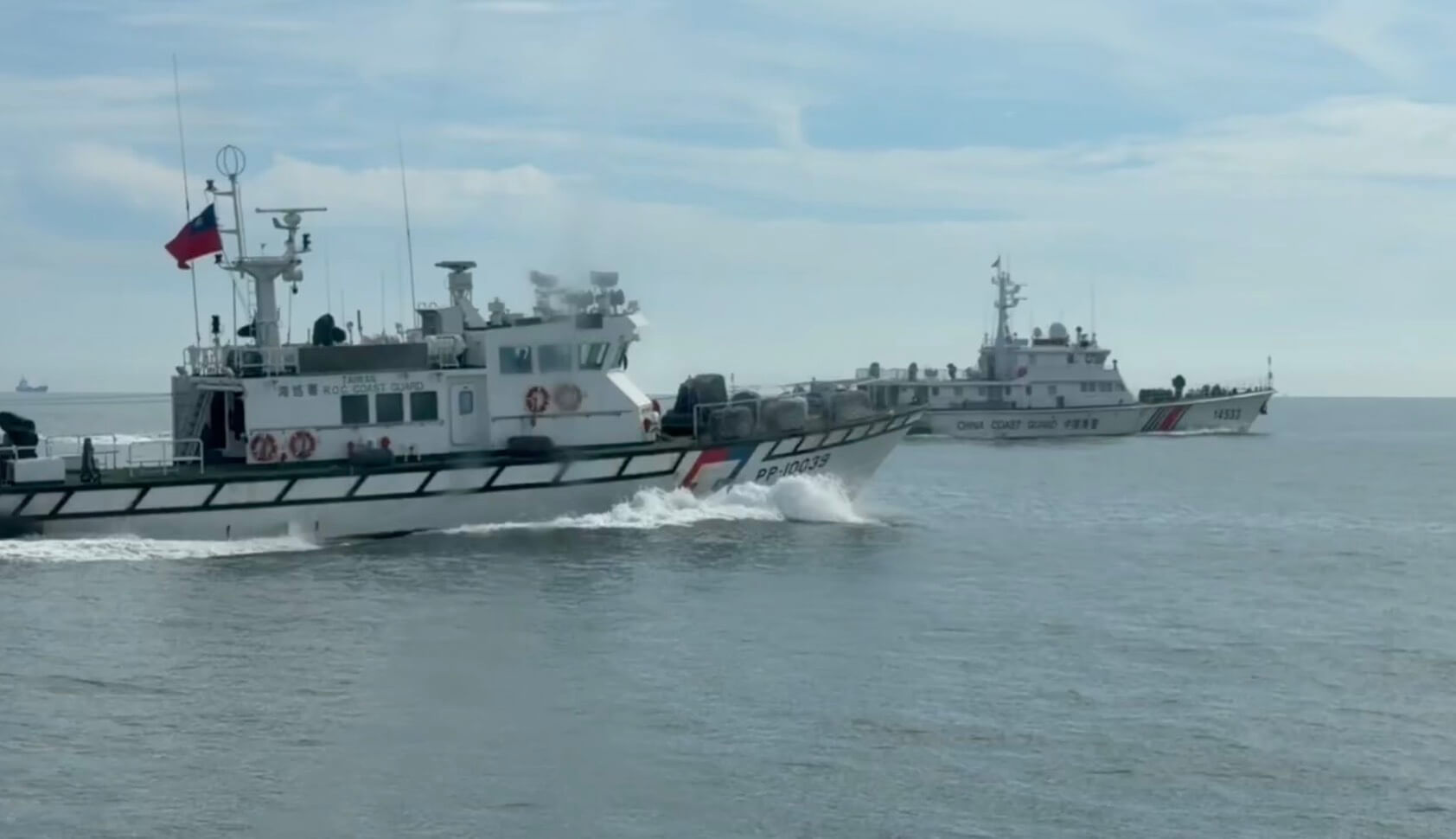 中國海警再擾金門海域 海巡強勢驅離捍衛主權 中國海警再擾金門海域 海巡強勢驅離捍衛主權