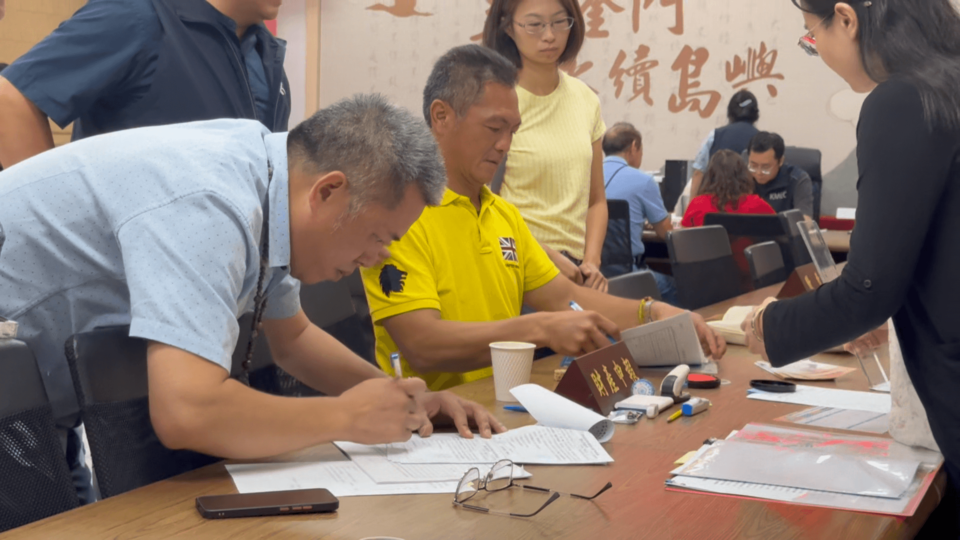 金門議員選戰升溫 多位參選人完成登記 金門議員選戰升溫 多位參選人完成登記