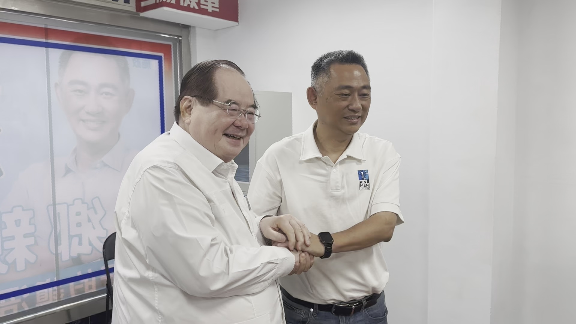 楊鎮浯宣布不參選金門縣長 李乾龍讚「忠孝兩全」 楊鎮浯宣布不參選金門縣長 李乾龍讚「忠孝兩全」