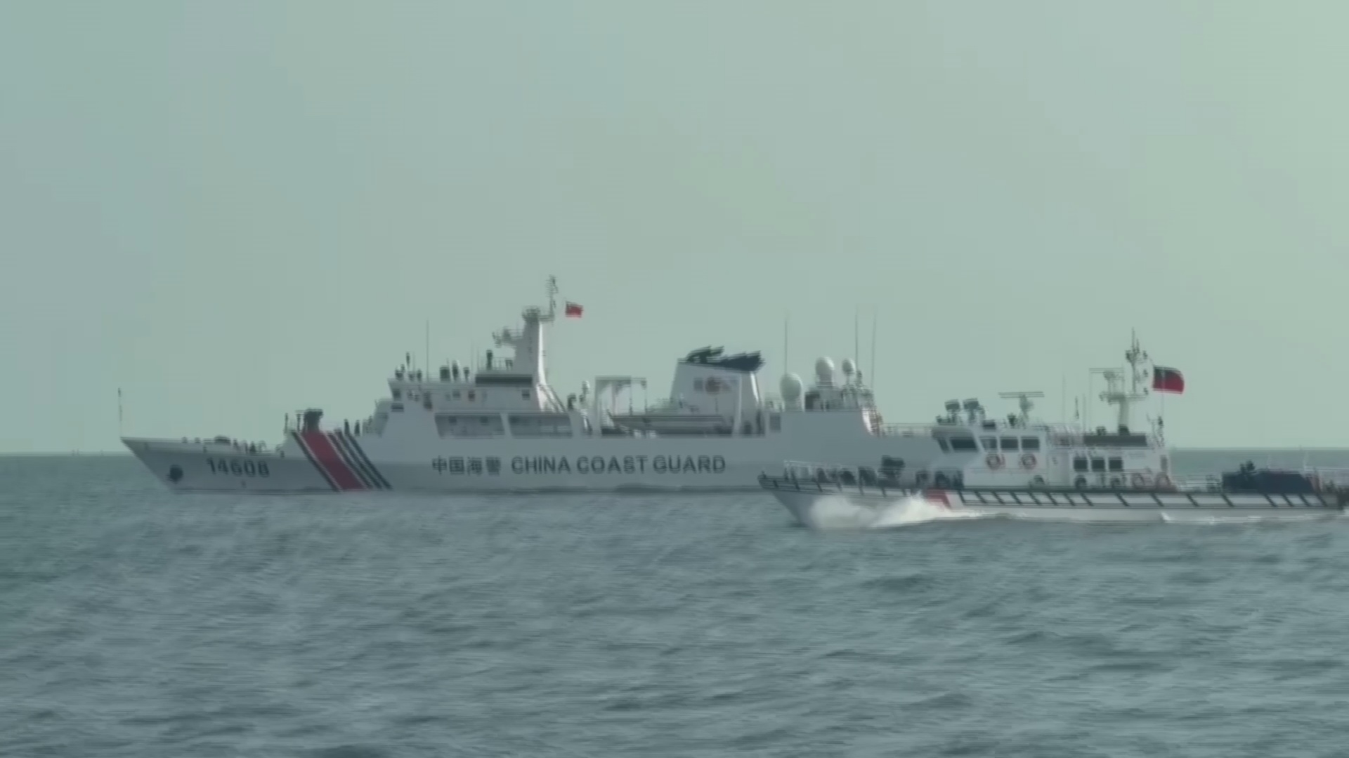 中國海警一日兩度侵擾金門 海巡一對一監控驅離 中國海警一日兩度侵擾金門 海巡一對一監控驅離