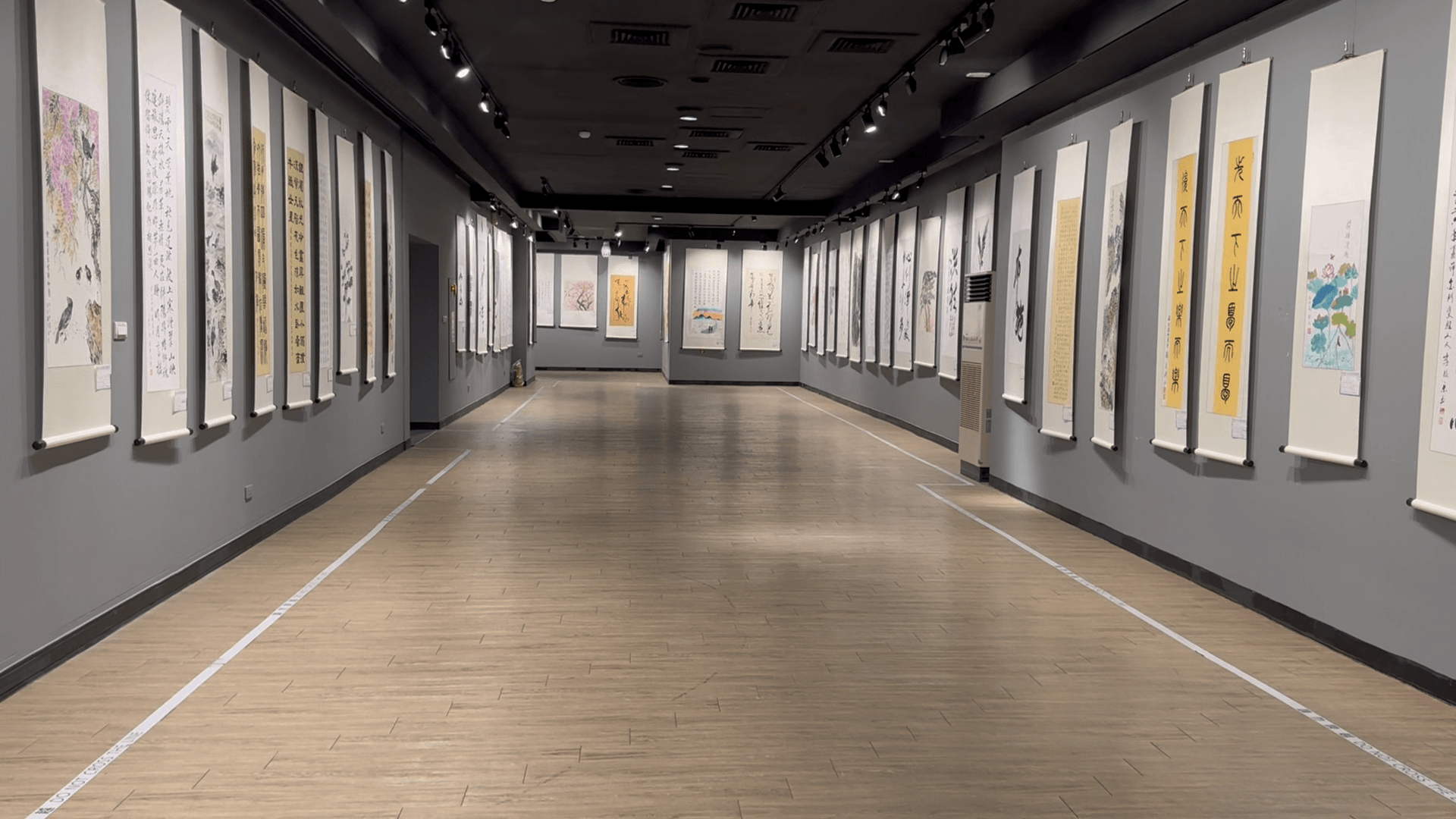 退休教師書畫展 55件作品展出 退休教師書畫展 55件作品展出