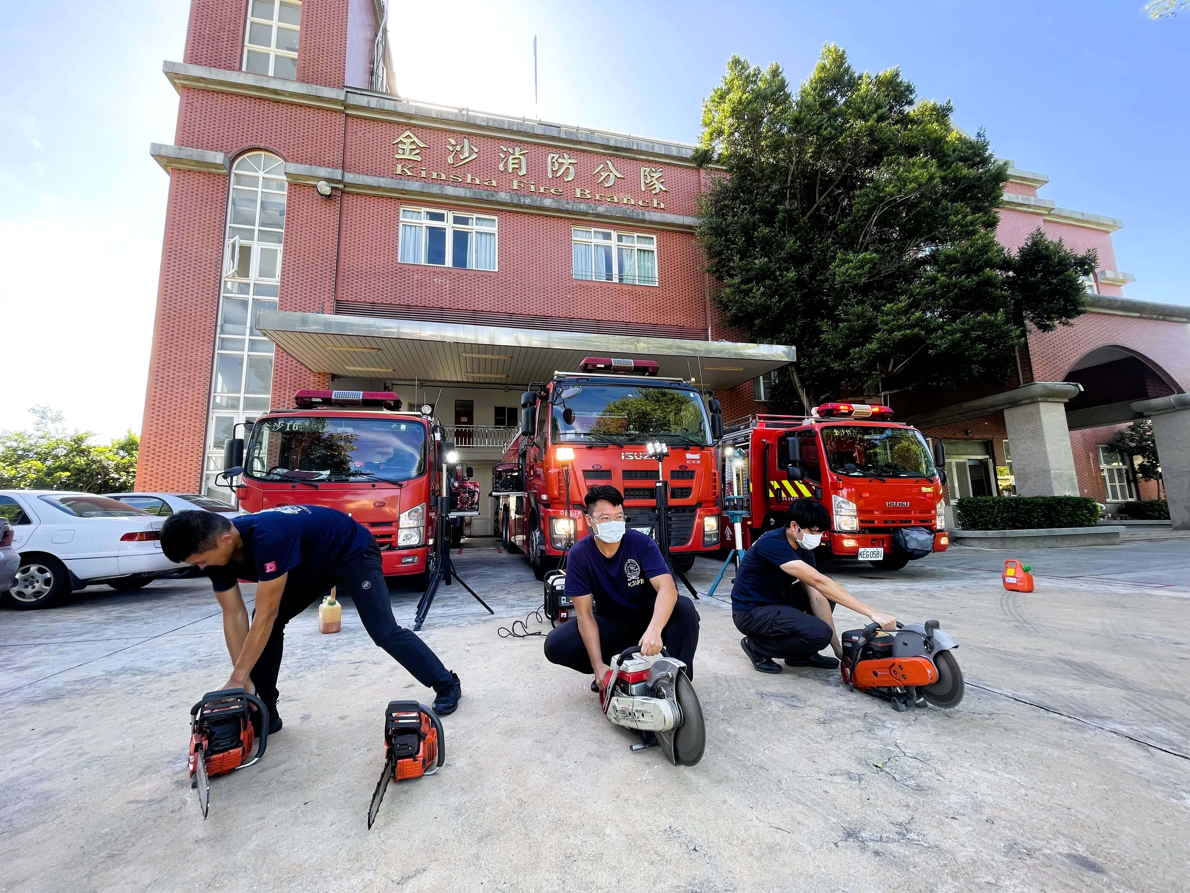薔琵颱風逼近金門　消防局提前部署防災
