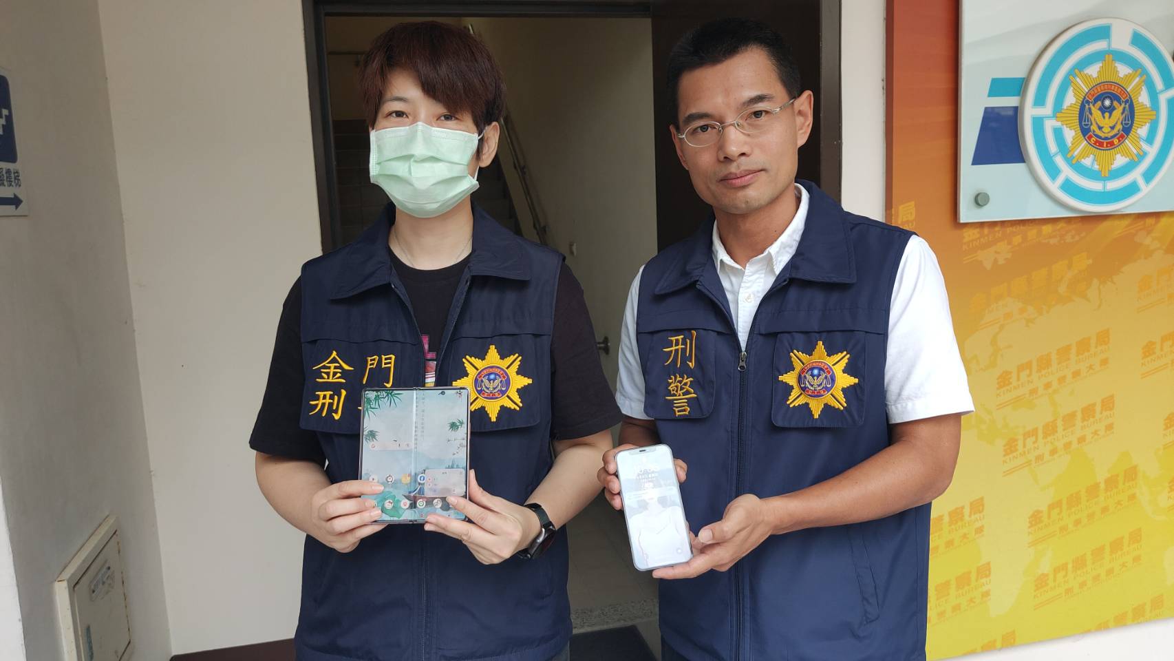 男扮女裝 一人多角 金門警方跨海豪宅破獲假博奕詐欺網站犯罪集團 逮8人