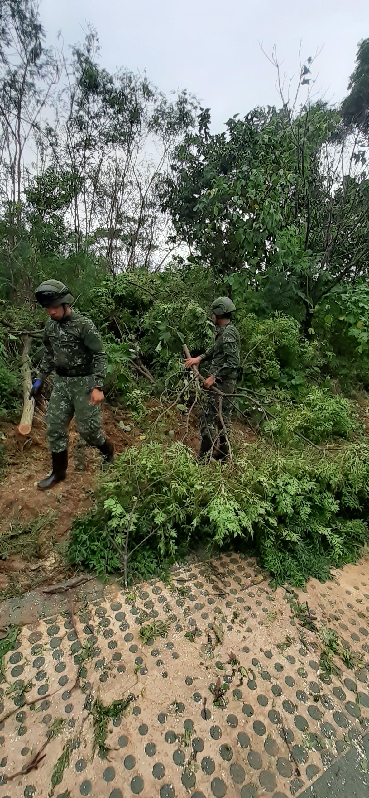 金門脫離杜蘇芮   軍方出動兵力協助救災