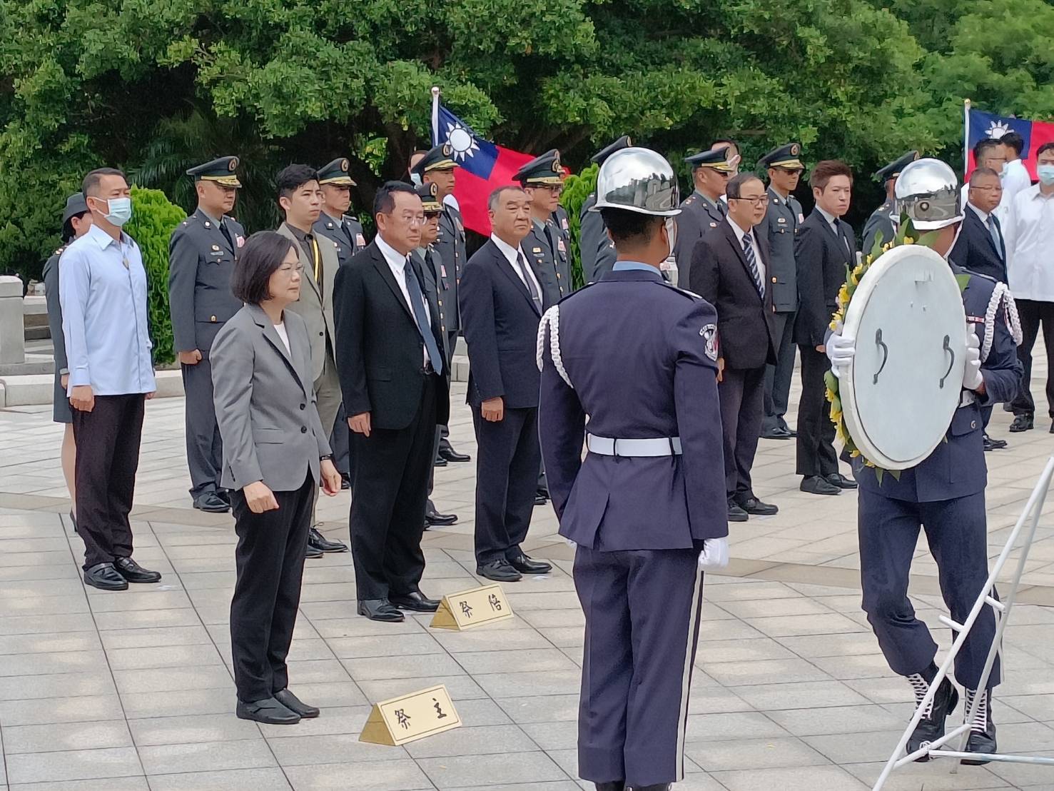 總統蔡英文主持八二三戰役65周年追思典禮