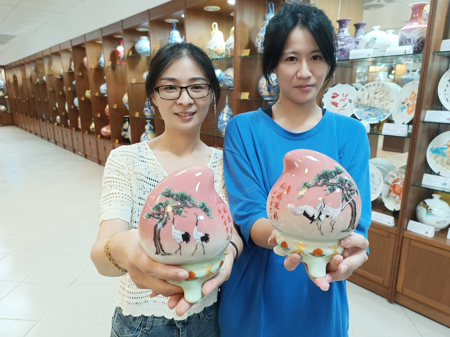 金門官窯陶瓷廠60周年    推工藝美學傳習工作坊  復刻壽桃上市