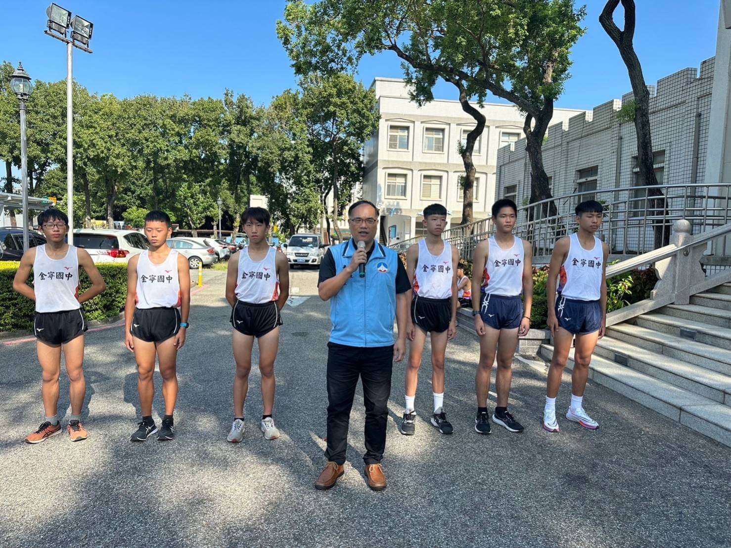 全運會聖火傳遞，李文良祝福勉勵金門縣參賽選手