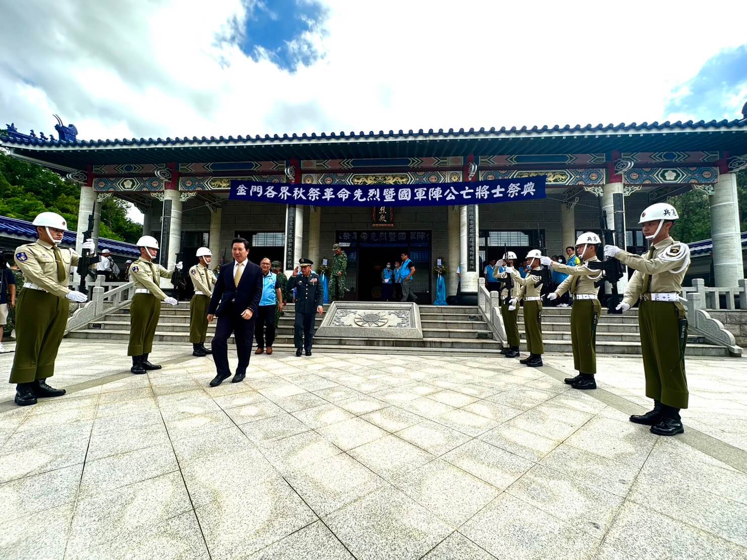 金門太武山93軍人節秋祭國殤各界緬懷先烈