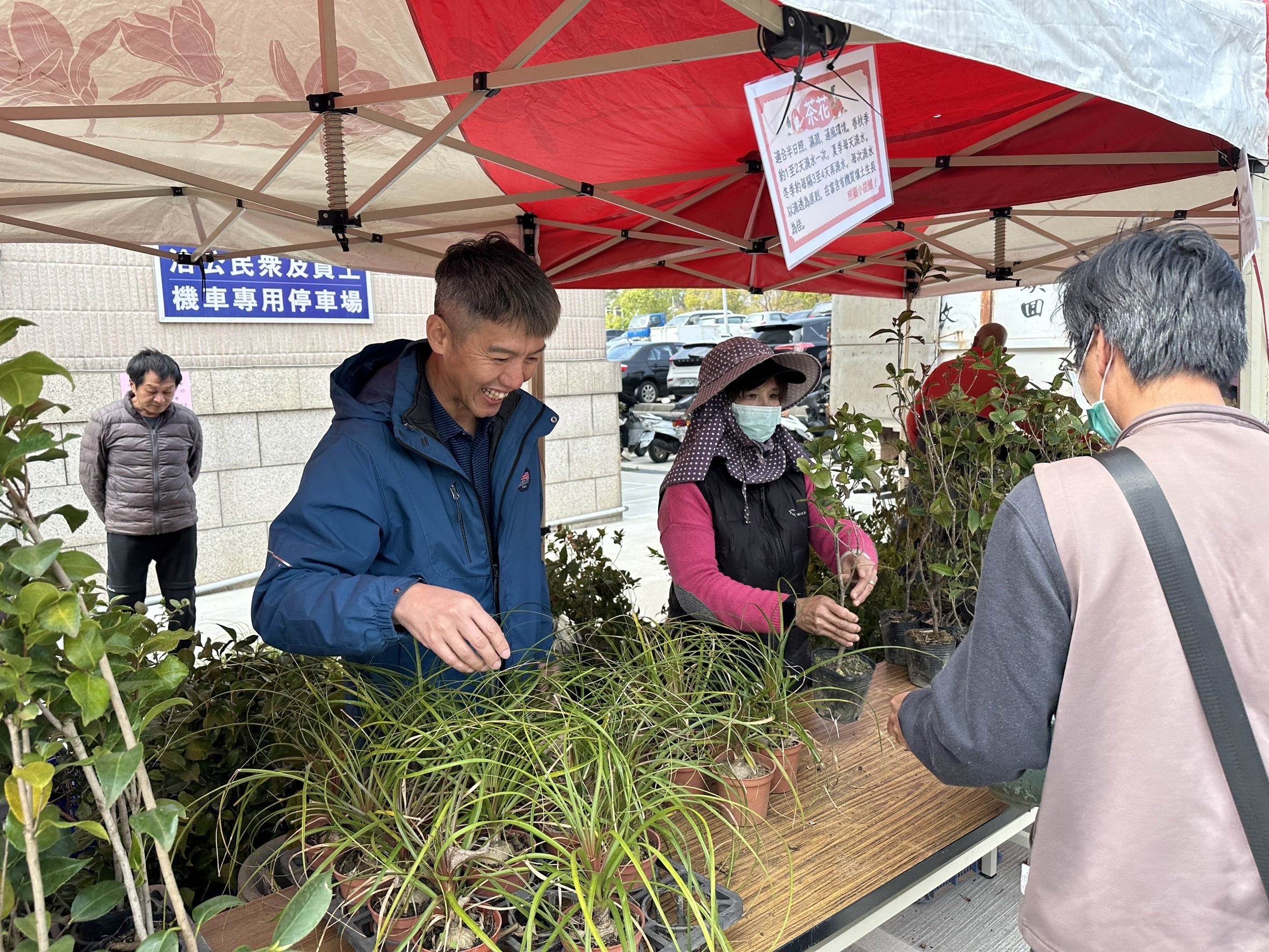 金湖鎮公所植樹月  捐發票贈苗