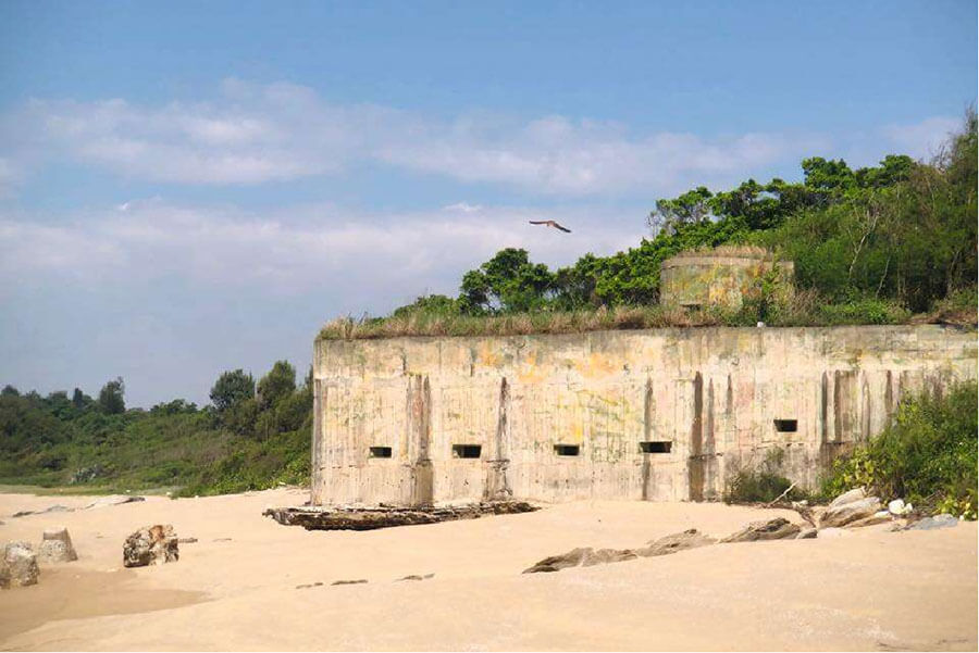 夏興海邊的閒置碉堡｜翻攝至金門觀光旅遊網
