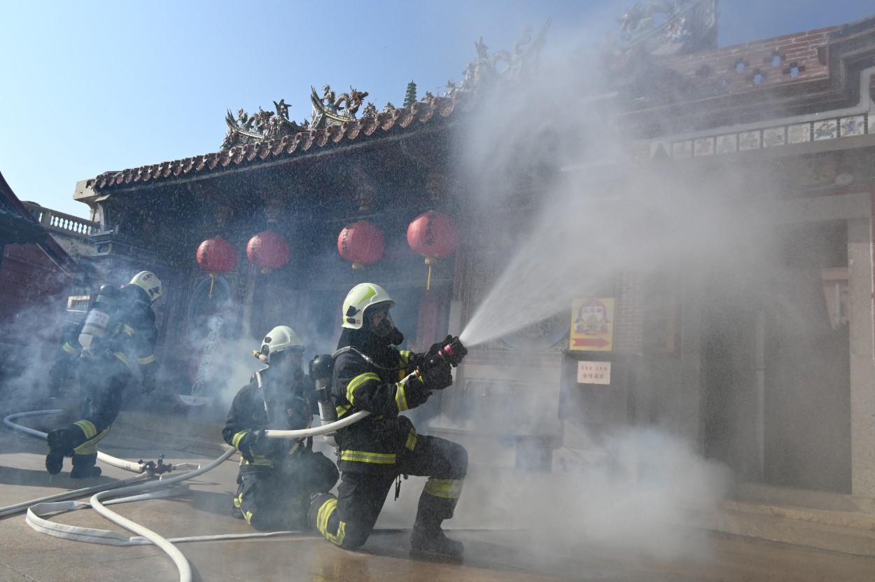 守護歷史文資_縣消防局舉辦古蹟搶救研討會及古蹟搶救觀摩演練_(3)